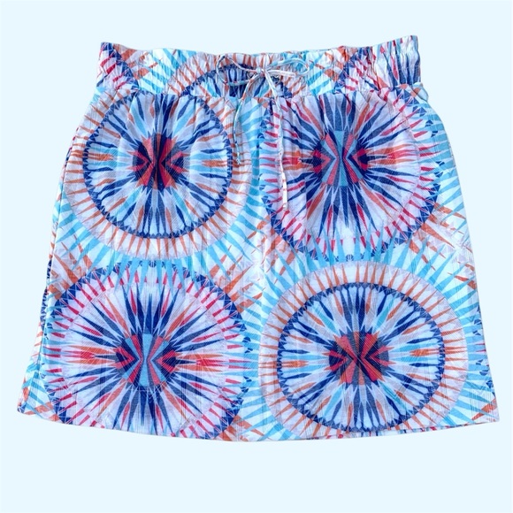Tribal Dresses & Skirts - Colorful Y2K Geometric Medallion Print Knit Mini Skirt by Tribal Jeans Women’s L